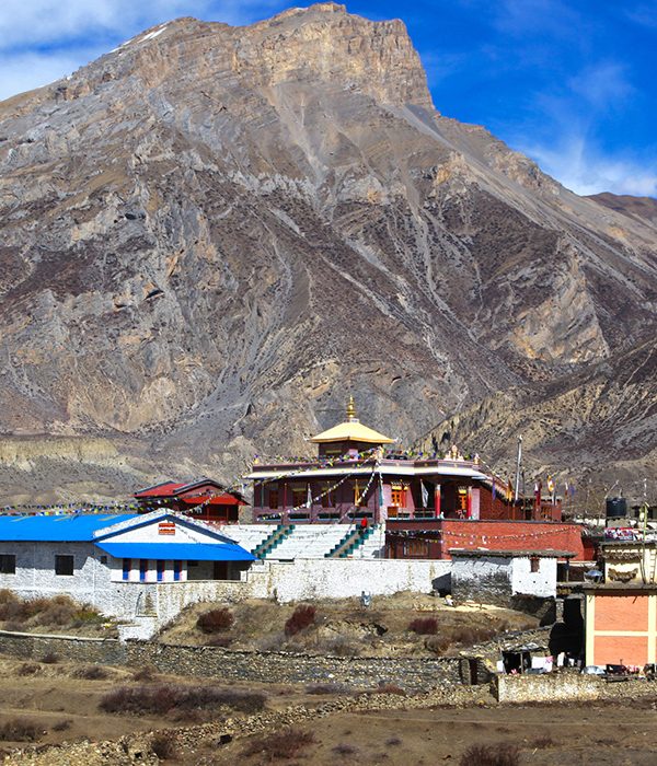Monastry seen in Muktinath during Pashupatin