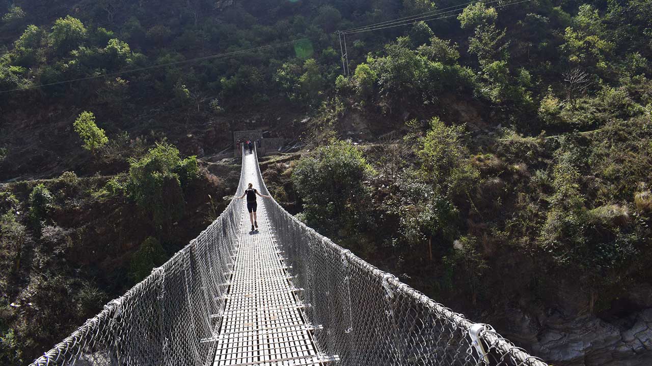 suspension bridge jagat