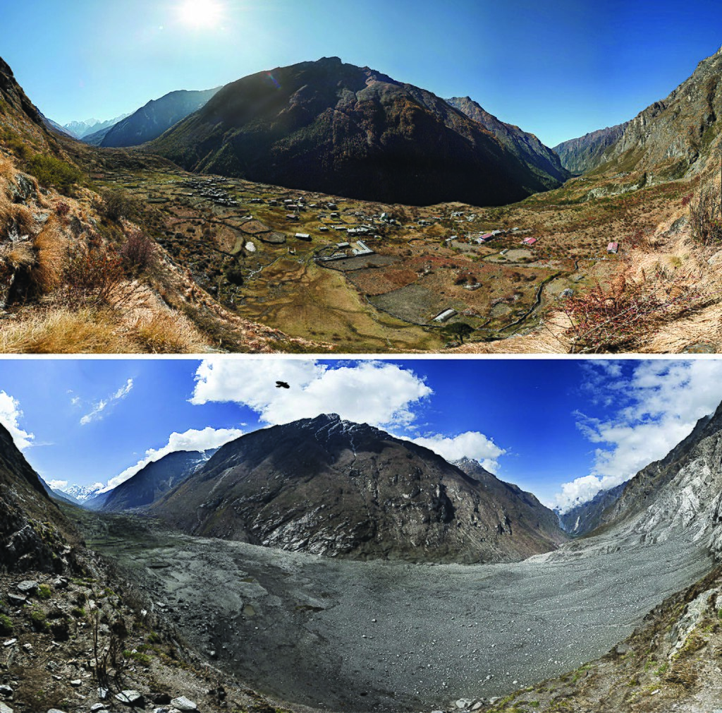 Langtang Village: Before and After Earthquake