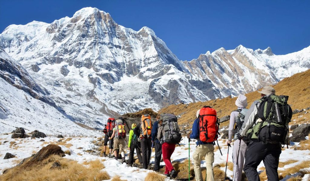 way to annapurna base camp