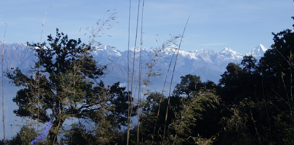 view of mountain from shivapuri national park