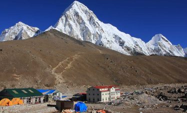 lodges in gorakshep last lodges before the everest base camp nepal