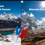 Everest Three High Passes Vs Manaslu Circuit Trek