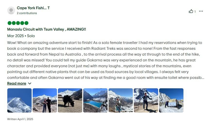 tegan review radiant treks
